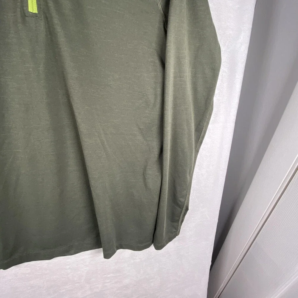 The North Face Pullover Mens Small Green FlashDry-XD Mountain Athletics 1/4 Zip